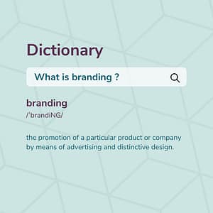 The definition of Branding.